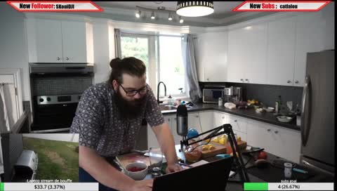 Un cuisinier qui prend une fouille!!!