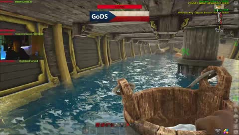 The guy think he save the ship, and then he start talking ! lol