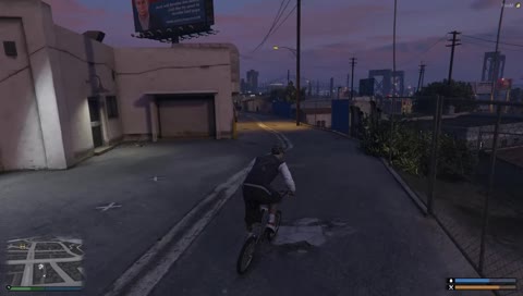 la chute sur place, une nouveauté ! 