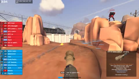 sniper in a soldier disguise