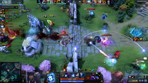 Topson just walks into their fountain