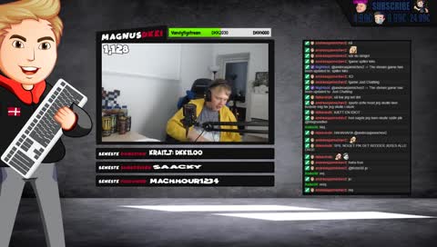 Magnus har drukket 5 energidrikke i dag