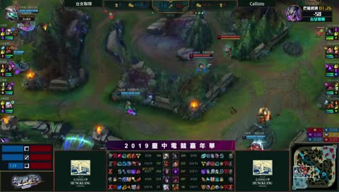 台女聯隊 vs Callisto 蝴蝶兒 PentaKill