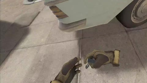 pulling the pin on the knife