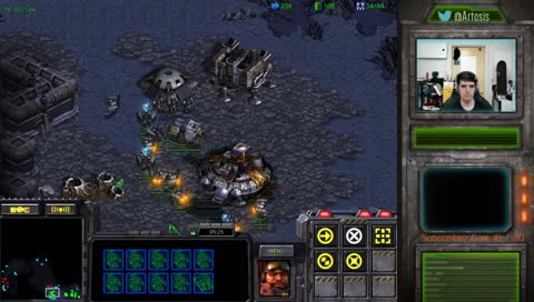 artosis holds a tank push