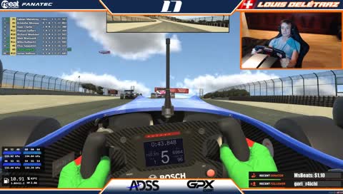 Young fin gets pounded by F2 driver