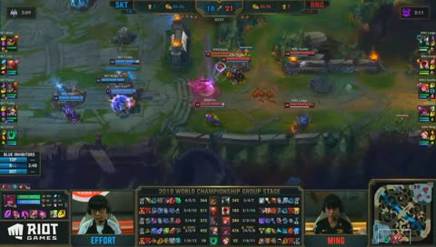 SKT faker BD召喚兩個替身使者