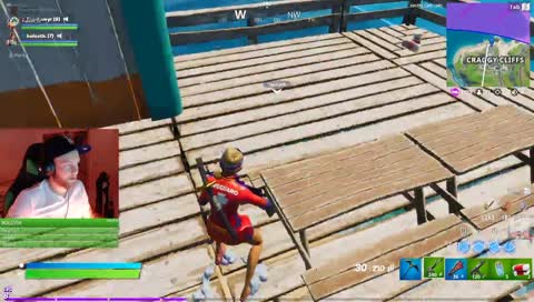 Ørjan hopper rett utti vannet