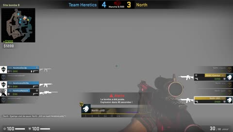 JUGi - stunning 1vs3 clutch (T - post-plant situation)