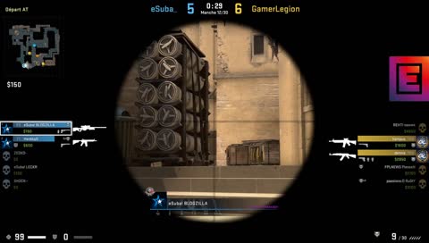 dennis - 1vs2 clutch (T - bomb planted after 1 clutch kill)