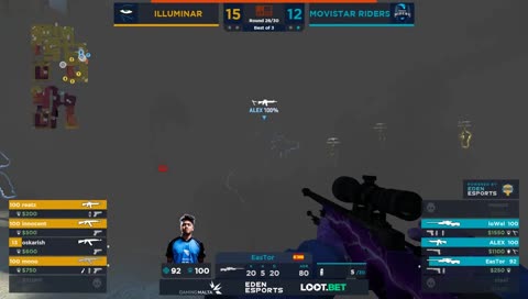 reatz - 1vs2 clutch (T - post-plant situation) to secure the map victory for Illuminar
