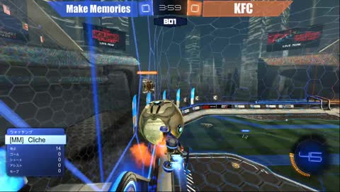 ロケットリーグは相撲でもあります🤔