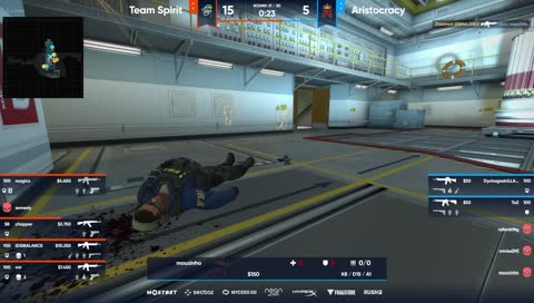 TaZ - 1vs2 clutch (CT - post-plant situation) to keep Aristocracy in the running for Nuke
