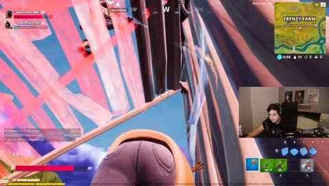 Poke playing Fortnite with XQC