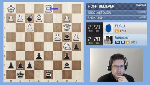 Hammer is so good at chess