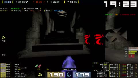 Full throttle to low with Quad