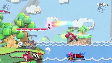 slant canceled falcon sideb