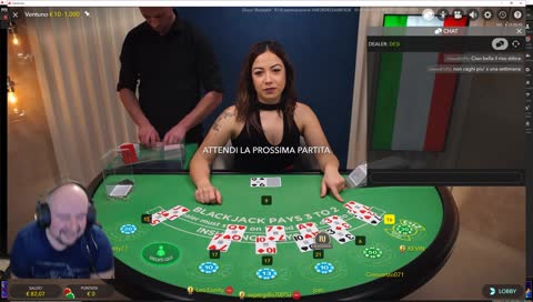 Freccia e la sua battuta in diretta