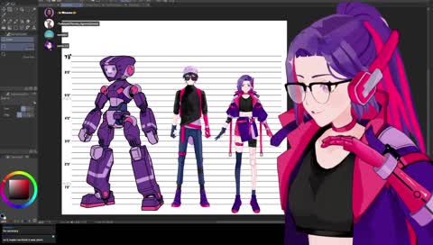 Lae-Dee's headcannon height chart