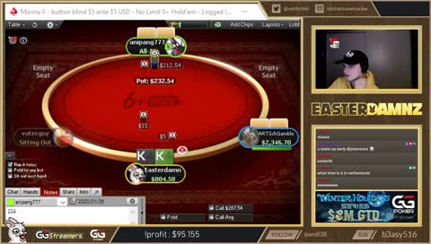 losing both runs to both hands easter8REE