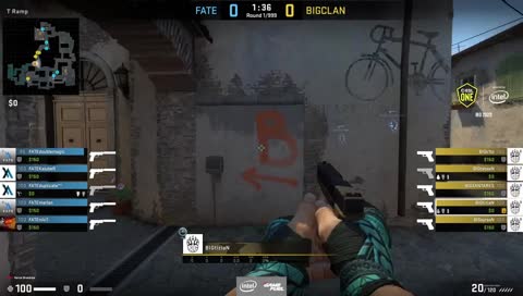 mar - 3 USP-S HS kills on the bombsite B defense (pistol round)