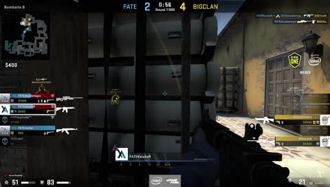 doublemagic - 1vs2 AWP clutch (CT - bomb planted after 1 clutch kill)
