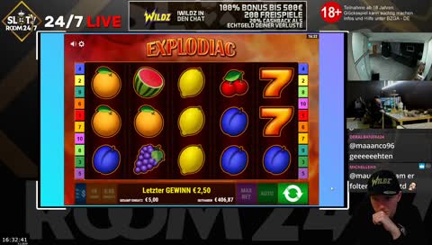 1060€ win bei Explodiac!