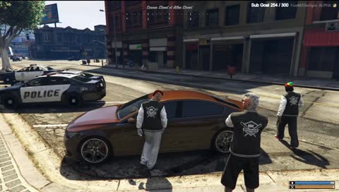 Fight devant les keufs !! 