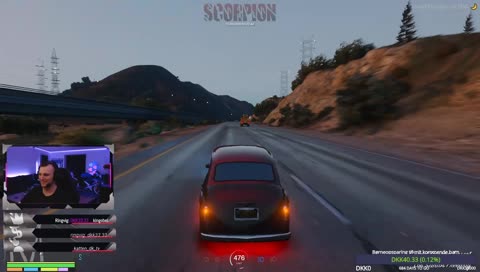 ude og kører med Mogens