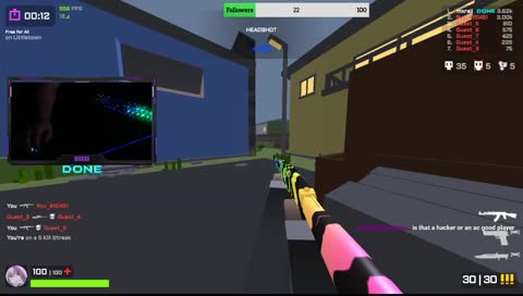 Clean Triple Headshot