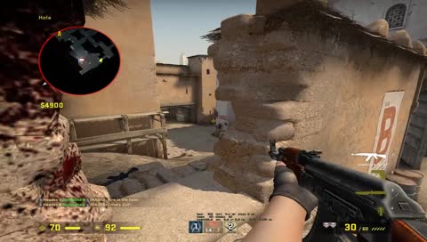 HAN TROR ATT JAG ÄR RÄDD