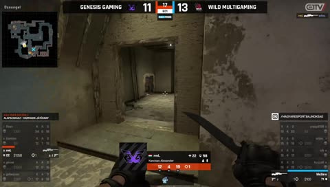 CS:GO MNEB S2 - 3. forduló Genesis Gaming vs. Wild Multigaming -- ninja - balze