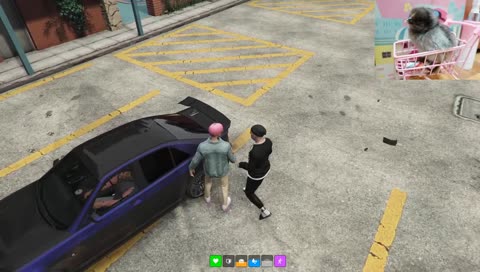 警察跟左姊姊到丹尼台探班 