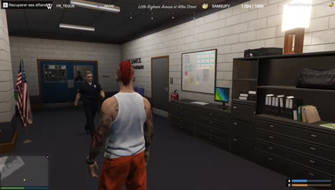 La star du commissariat !