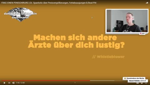 Der ist ihm zu klein