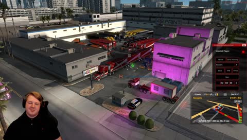 Thats One Pink Truck and Trailer