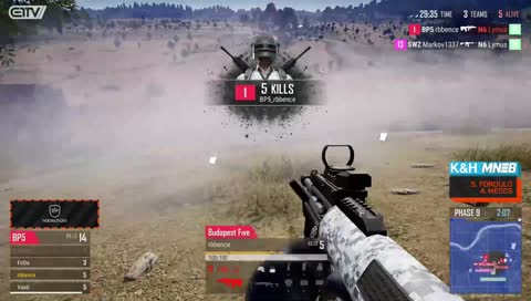 K&H MNEB PUBG 5. forduló 4. meccs