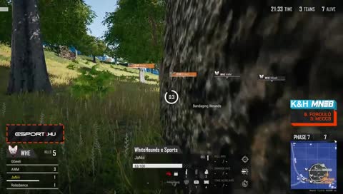 K&H MNEB PUBG 6. forduló 3. meccs