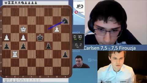 Firouzja takes the win VS Magnus