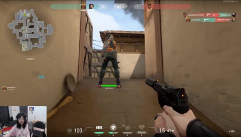 Lily shots them to the left