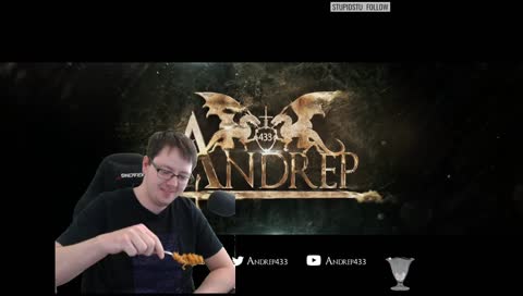 Andre tastes some hot noods