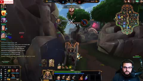 Cu Chu visible on map. Sol Pings on mini map “enemy’s behind us”.  Soul jumps in and dies. Typical