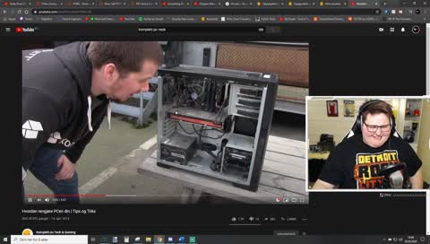 Rockes reaction to DISGUSTENG pc cleaning