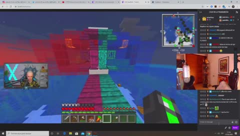 Peruano viendo jugar a un calvo al cubojuego