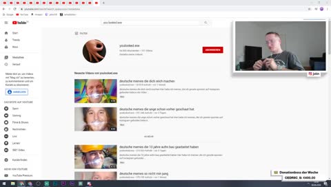 Liegt an deinem Stream :)