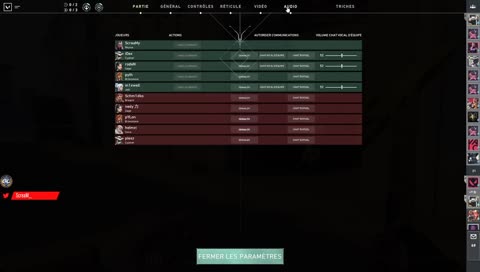 Scream Settings