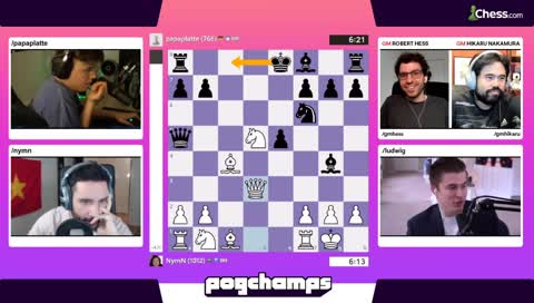 Ludwig talks about how beginners see chess midgame 