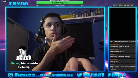 Cryoo disculpandose con bruno Clap Clap