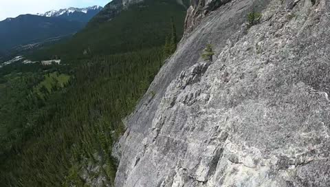 Just danglin a few hundred feet up