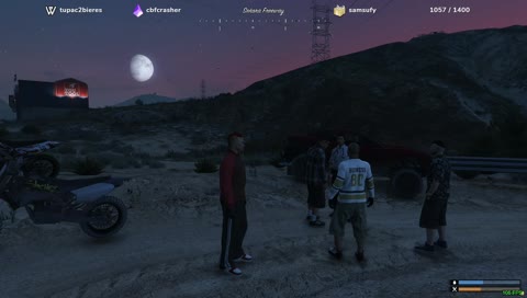 Patate de forain sur Momo devant le doc